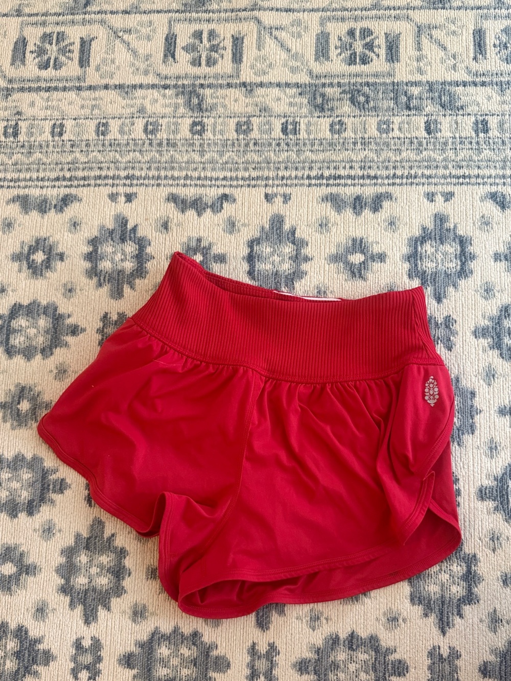 Free People Movement Game Time Shorts - Red